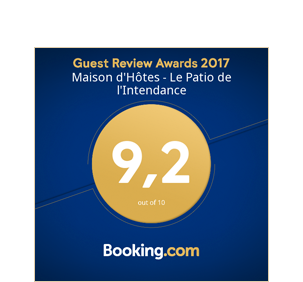 Guest Review Award 2017 - Patio de l'Intendance